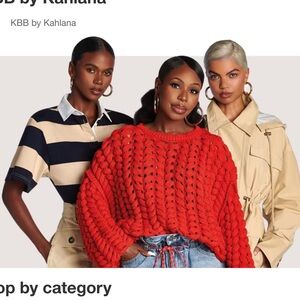 ❤️ KBB by KAHLANA The Fitted Rugby Shirt' - Navy/Tan